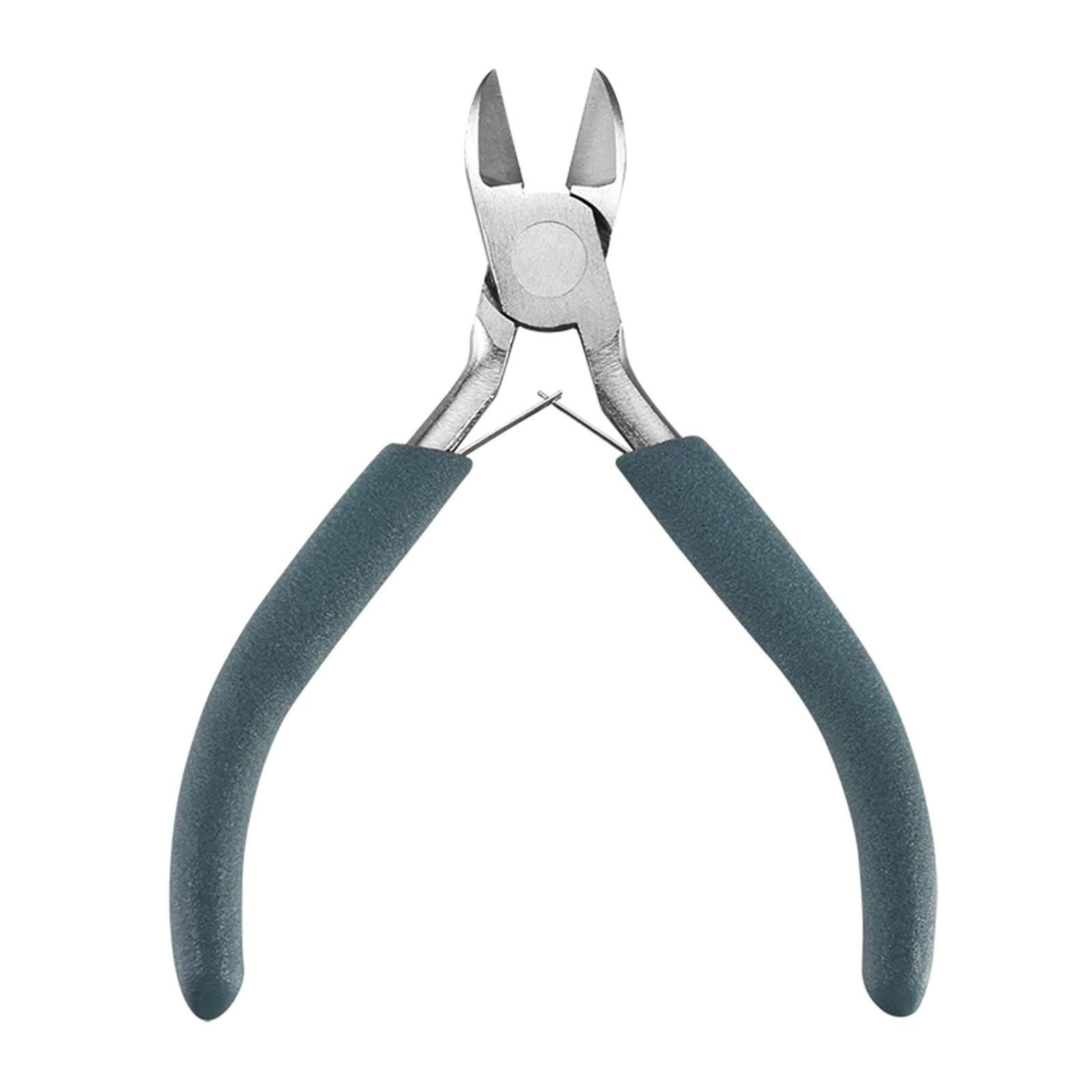 Chain Jewelry Pliers Flat Nose Jaw Pliers Wire Looping-Forming Jewelry Finding Making for-Loops Jump-Rings Wire Crimping Bead Crimping for Hair Making Tool Fishing Electrical Stainless-Steel Nose &