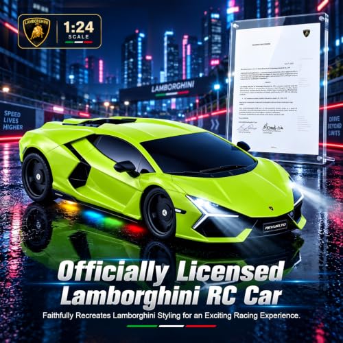 Lamborghini RC Drift Car for Kids 124 Scale Remote Control Lambo Fun and Fast - Image 4