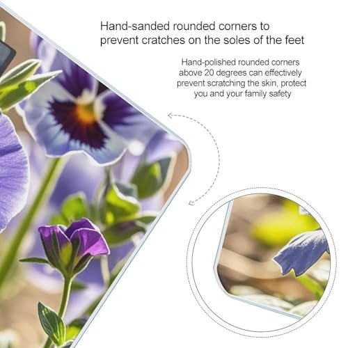 Báscula Digital de Baño Pansy Perfection de vidrio templado miniatura 4