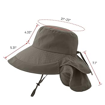 帽子 Nylon Travel Outdoor HAT ZEXIAN Womens Sun Hat UPF 50+ Wide Brim and Ponytail Hole