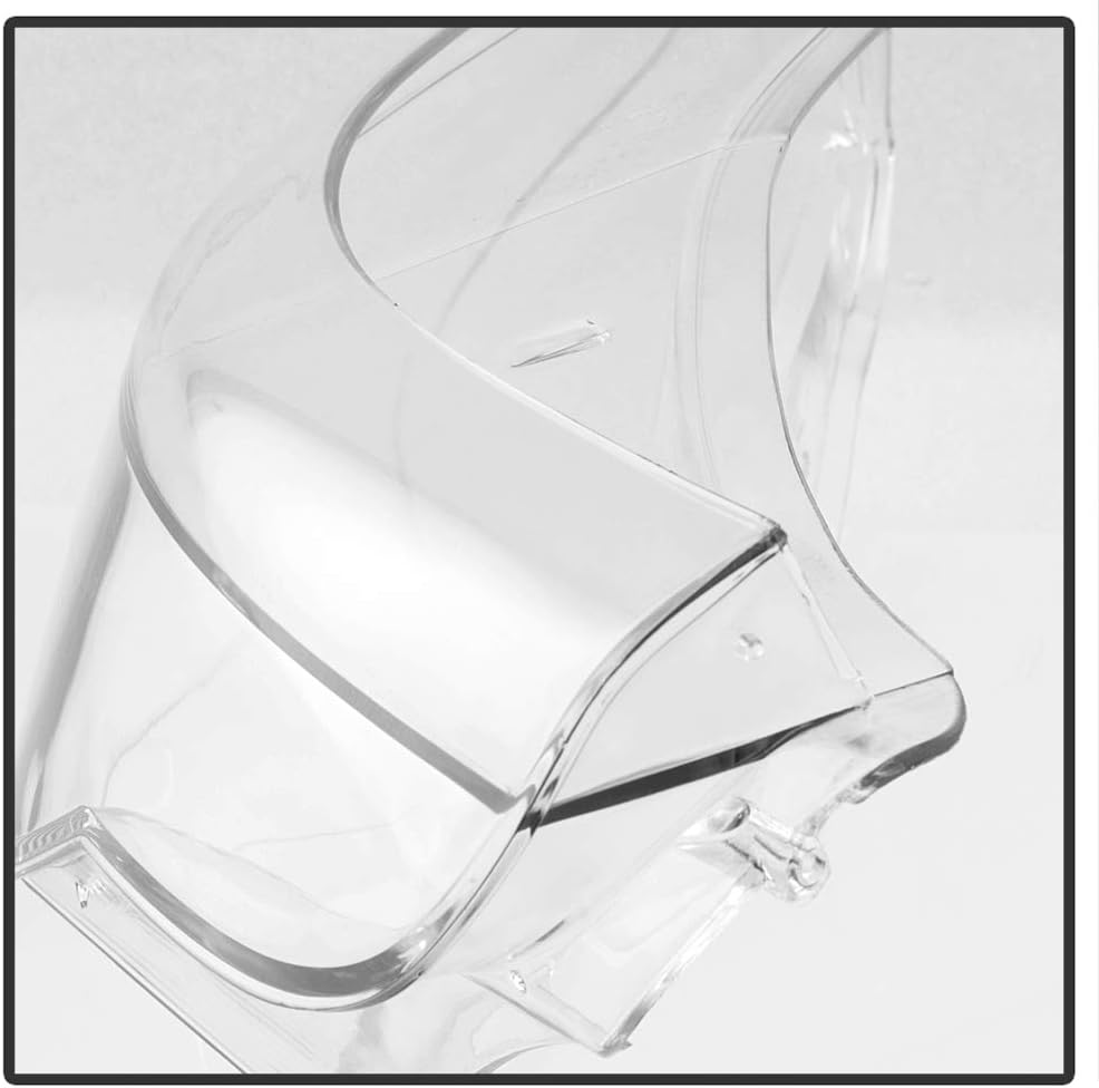 KEEKPO - For 2003-2010 BMW E60 E61 5-Series [Extra Clear+Heavy Duty] Headlight Cover Headlamp Lens Pair Set Left+Right