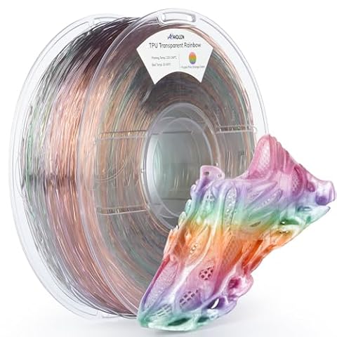 AMOLEN TPU 1kg - Transparent Multicolor Rainbow