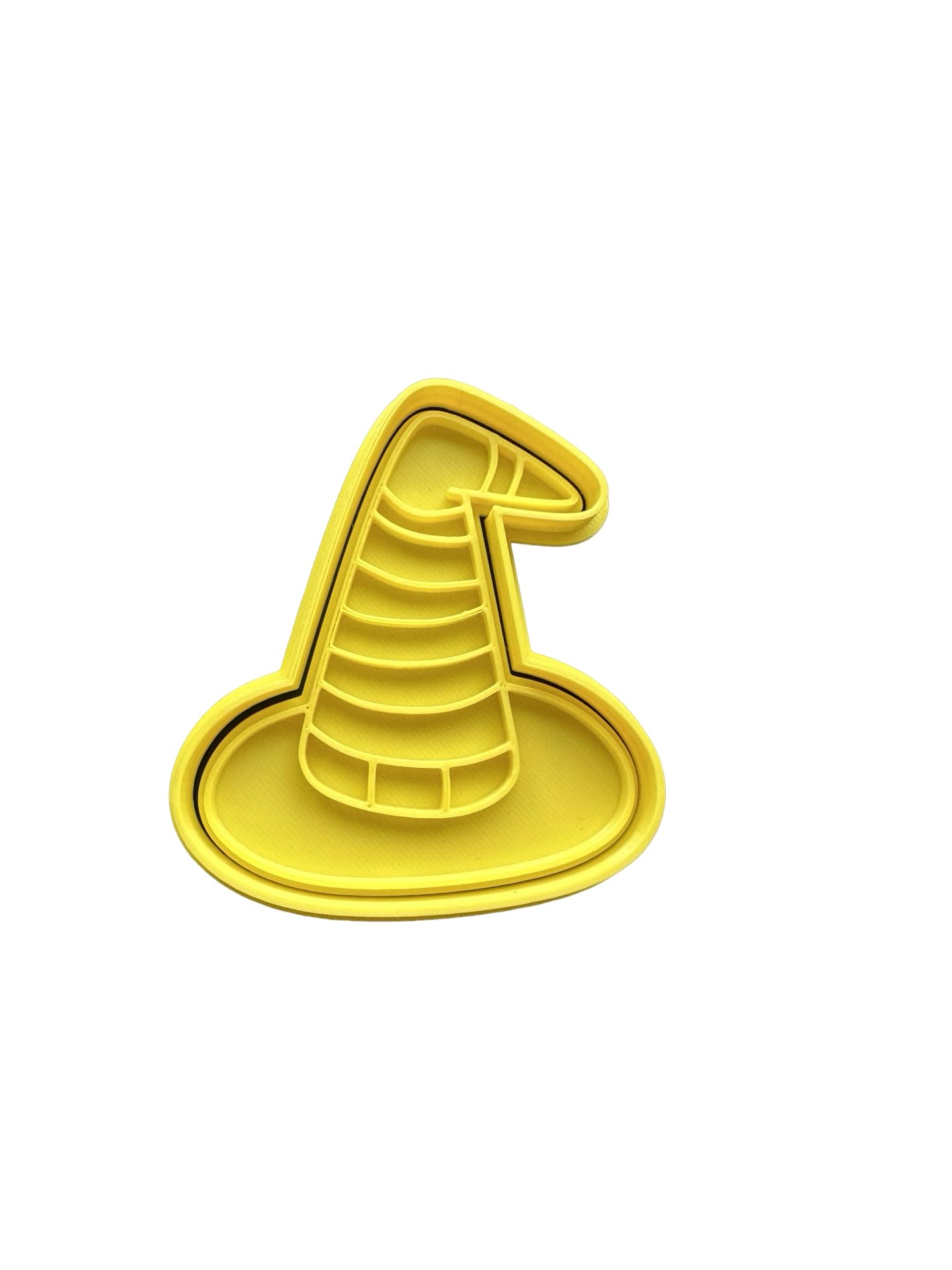 The Cookie Cutter Hub Halloween Witch Hat Cookie Cutter/Embosser for Cupcakes Fondant Icing Clay Cake Baking Decoration