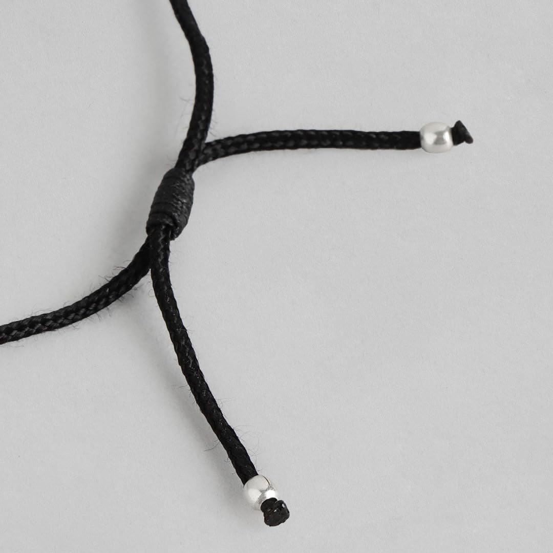 925 Sterling Silver Modest Floral Rhodium Anklet Hypoallergenic