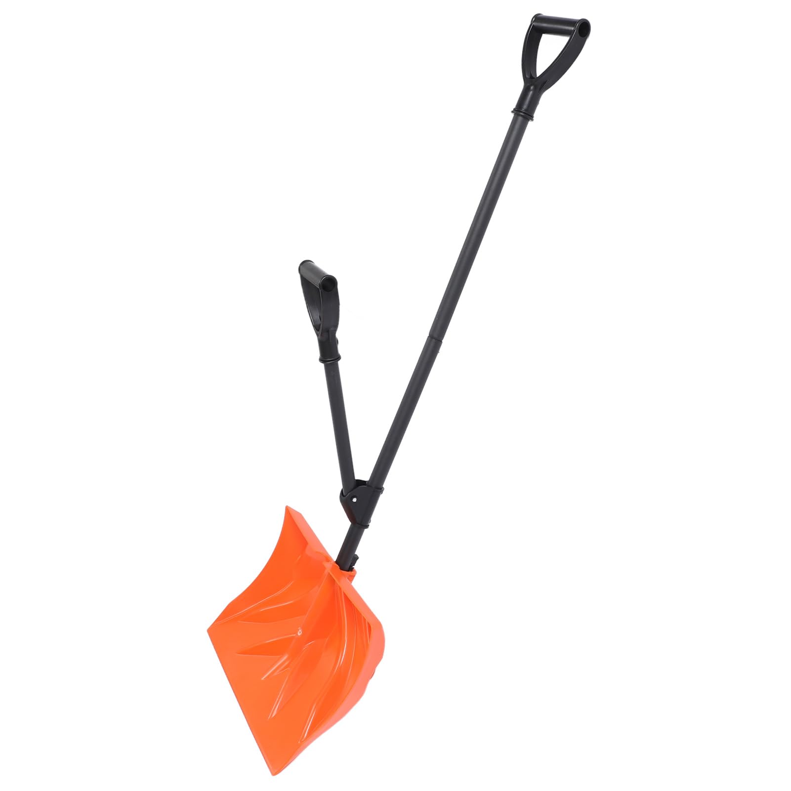 TOPINCN Pelle à Neige, PP et Fer Portable avec Manche Extensible Double,