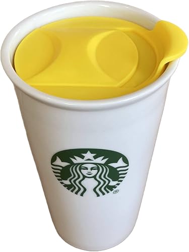 Miniatura 8 de MIE Tapa de repuesto para taza de café y taza de té  Competible con taza de viaje de cerámica Starbucks de 10 onzas, 12 onzas, 16 onzas, tapa