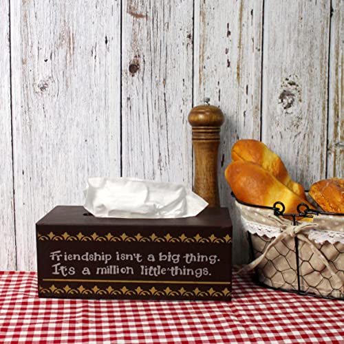 Cvhomedecoprimitivesrectangulartissueboxcoverrusticfriendshipcardboardtissueboxholderforhomebathdecor10x5x4inch  Urban Country Home Decor Cvhomedeco primitives rectangular tissue box cover rustic friendship cardboard tissue box holder for homebath decor 10 x 5 x 4 inch  urban country home decor