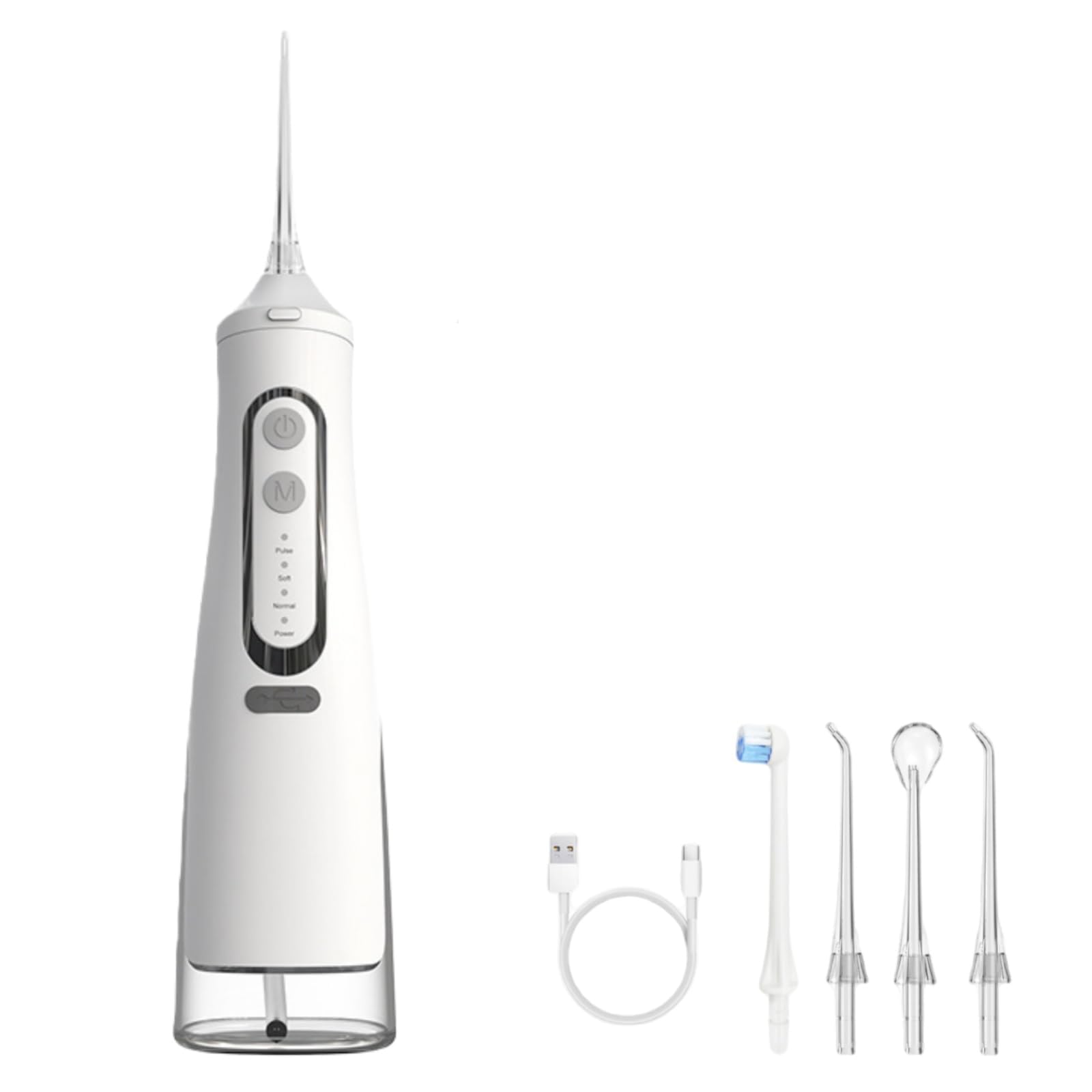 Oryzom Hydropulseur Sans Fil Pour Un Soin Dentaire,Hydropulseur Dentaire,Jet Dentaire,Buccal Optimal 5 Modes,4 Embouts Réservoir De 300 Ml Étanchéité Ipx7 Jet Dentaire Pour Gencives