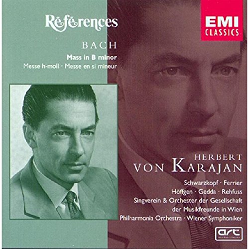 Mass in B Minor [Audio CD] Bach; Schwarzkopf; Gedda; Ferrier and Karajan