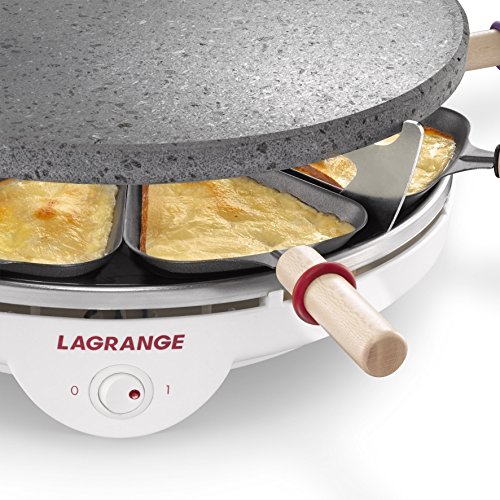 LAGRANGE 129014 Raclette 8 Steine-Kochfeld Natürliche 13,5 cm – Bild 3
