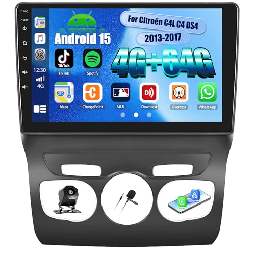 Écran tactile 10.1 pouces Citroen C4 pour remplacer un vieux poste radio d'origine