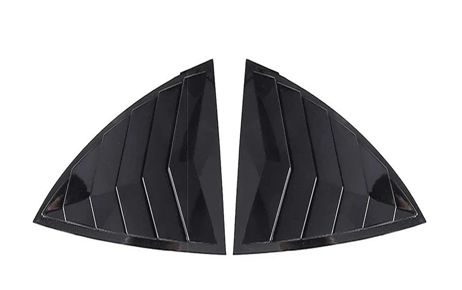 MFTGRS Cars Sun Visor Side Window Louver Cover For Tesla For Model Y 2023 Accessories Rear Window Spoiler Splitter Cover(Glossy black)