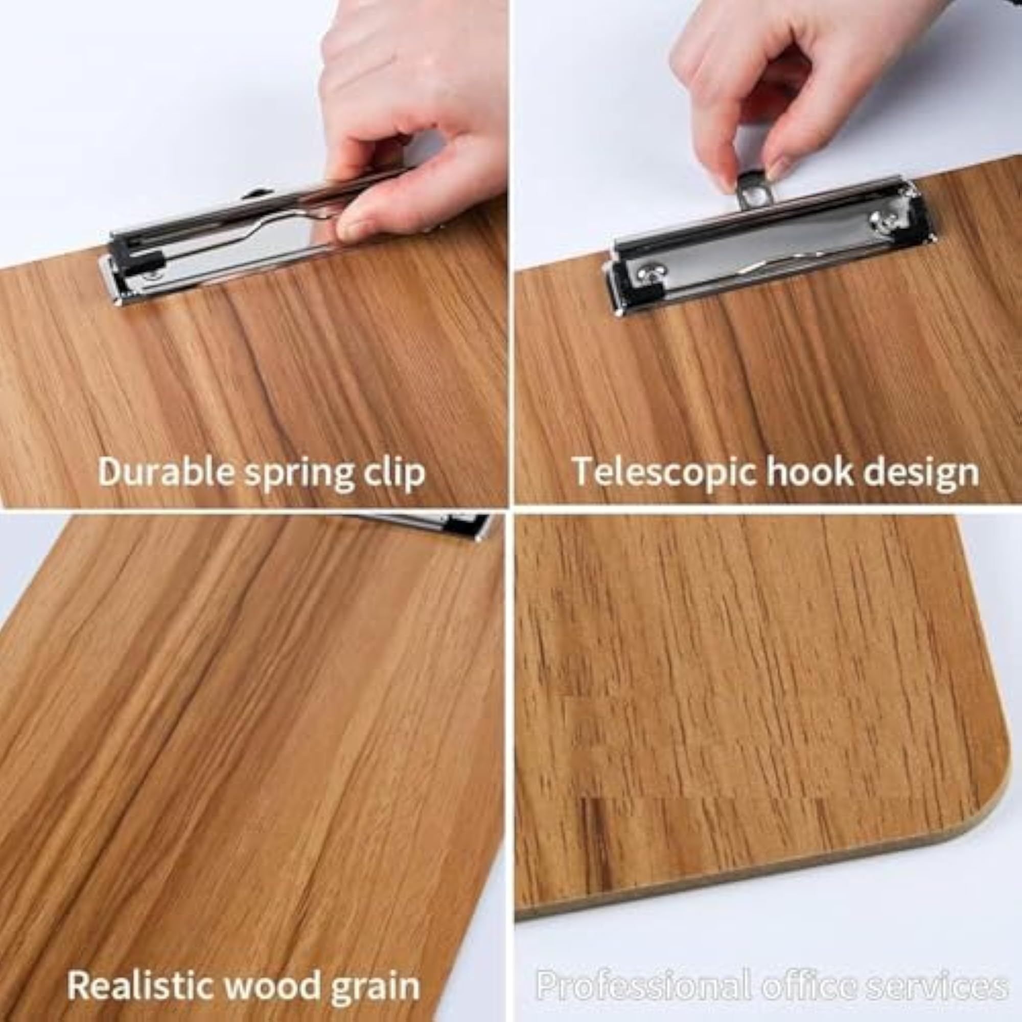 Wooden Mini Clipboard with Profile Clip