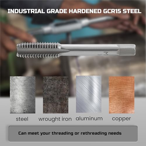 Anfrere TDK-IM80MT 40Pcs Metric Tap And Die Set, Metric Standard Rethreading Tool Kit thumb #3