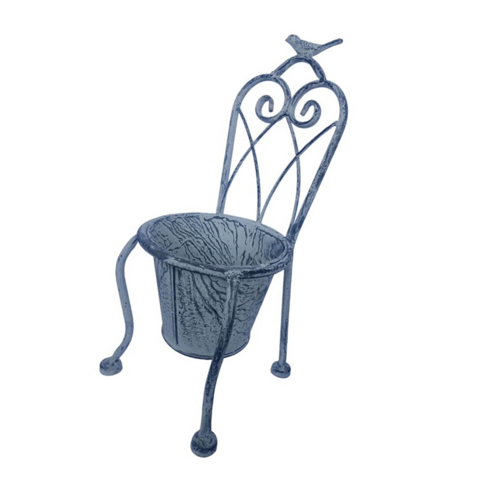 YROHGKPN Planter Decoration Iron Plant Basket Shabby Metal Flower Holder Stand for Indoor Outdoor Home Farmhouse Rustproof Iron Container Multipurpose for Indoor Outdoor Kitchen Bathroom Decorative