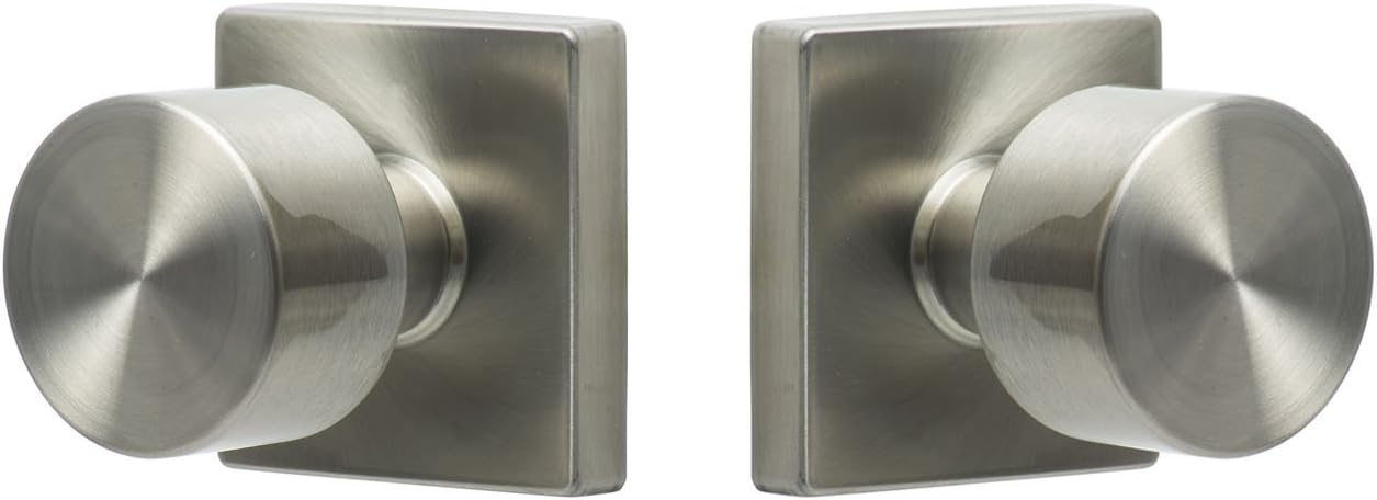 Sure-Loc Hardware BG101-SQ 26 Bergen Square Passage Knob, Polished Chrome