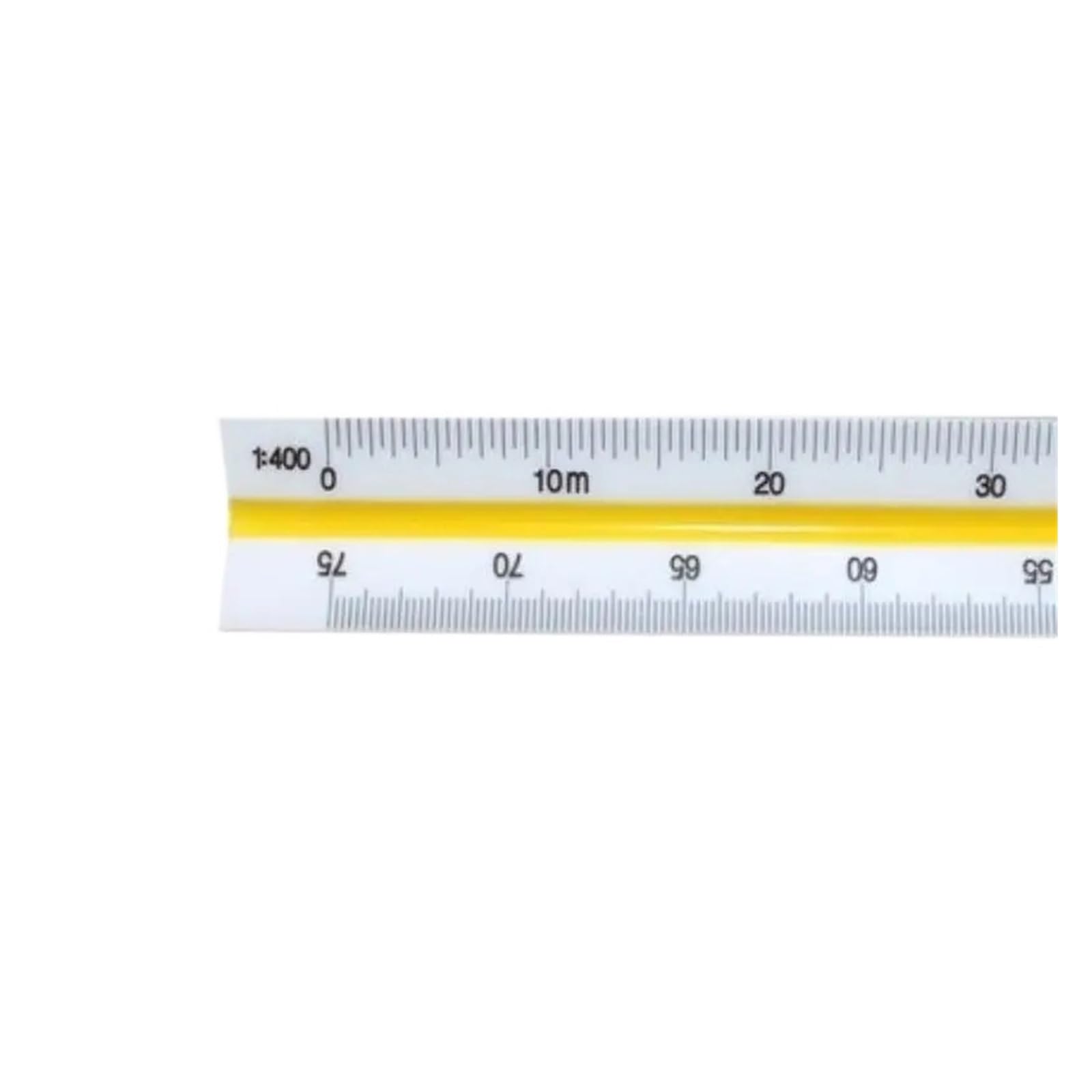Aywtiun 01 Plastic Architectural Scale Ruler 30Cm Triangular Scale Ruler 1:20-1:500 Metal Plastic Straight Metric Architect Engineer Drafting Measure Tool(01 Plastic)