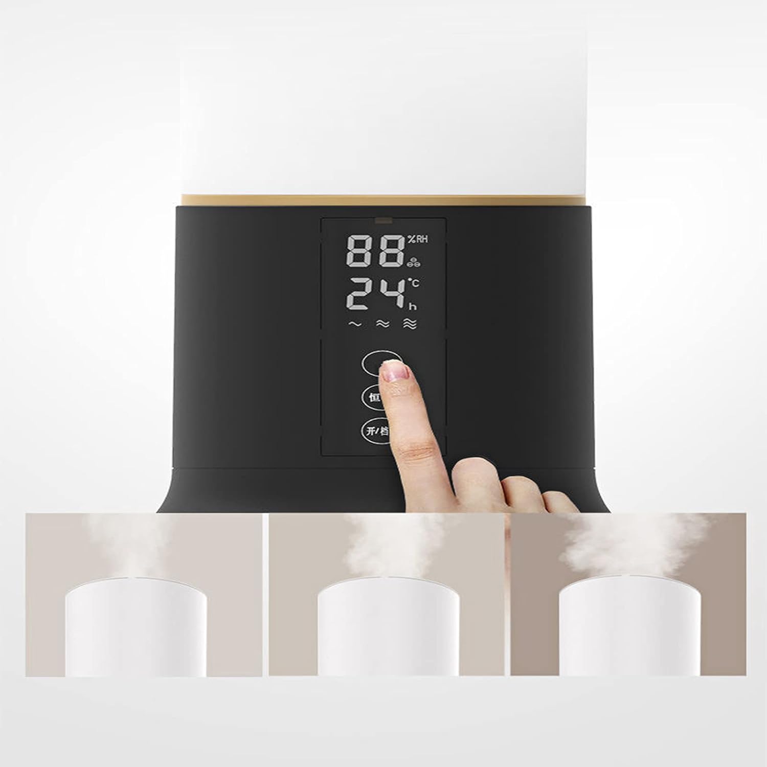 Top Fill Humidifiers Powerful Mist Output Large Capacity Large Spray Infrared Remote Control Touch Screen Easy to Clean with 7 Litre Water Tank Capacity