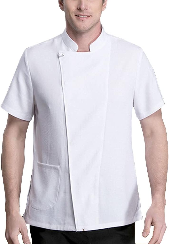 Kitchen Chef Coat Jacket Uniform Unisex Classic Restaurant Cooking Not Fade