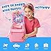Magnetic Jigsaw Puzzles for Toddlers Kids 3-8 Girls,(3 36-Pieces) Travel Puzzles Toys for Kids Ages 4-6,Take-Along Car Airplane Road Trip Activities Game for 3 4 5 6 7 8 Year Old Birthday Gift