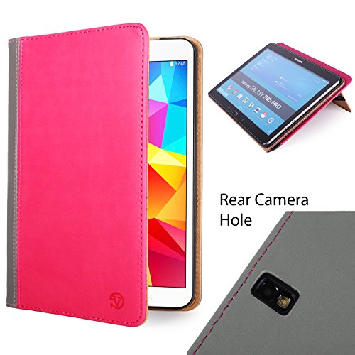 Mary Executive Leather Portfolio Case [Stand] [Rear Camera Hole] For Samsung Galaxy Tab