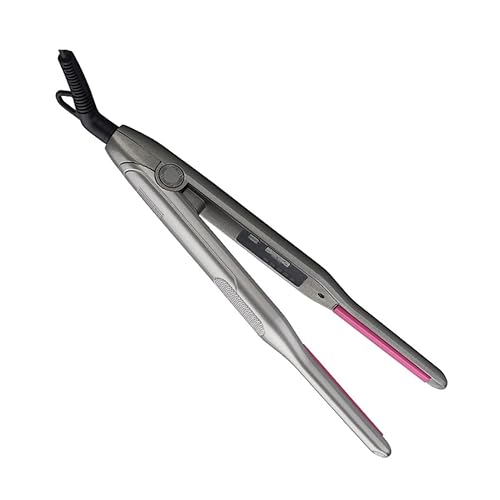 Miniatura 1 de Mikinona Herramienta de alisado y rizador de pelo de viaje, dispositivo de peinado compacto de mano para facilitar el rizado y alisar el