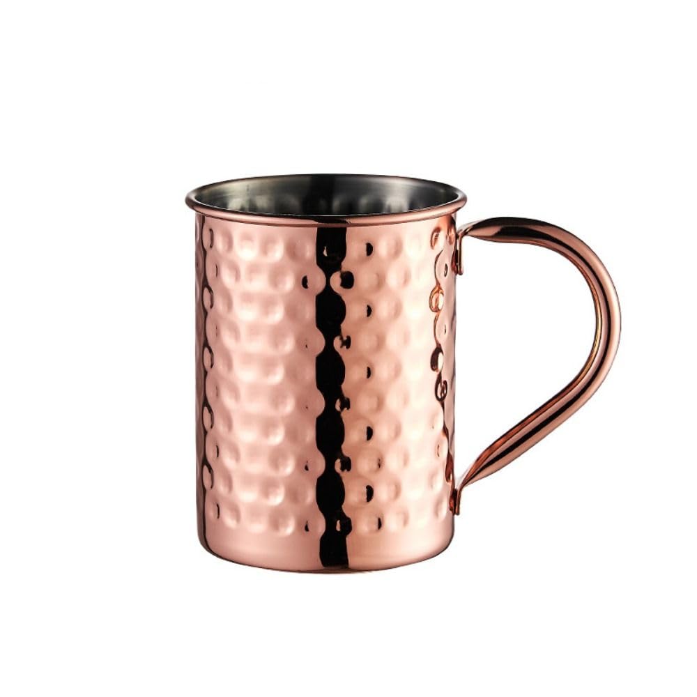 Leadigol Copper Mug 430 Ml Moscow Mule Mug Hammered Classic Copper Moscow Mule Mug Beer Mug Coffee Cup Drinkware Accessories