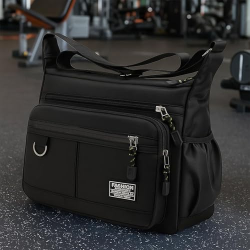 Bolso cruzado para mujer y hombre con múltiples bolsillos miniatura 6