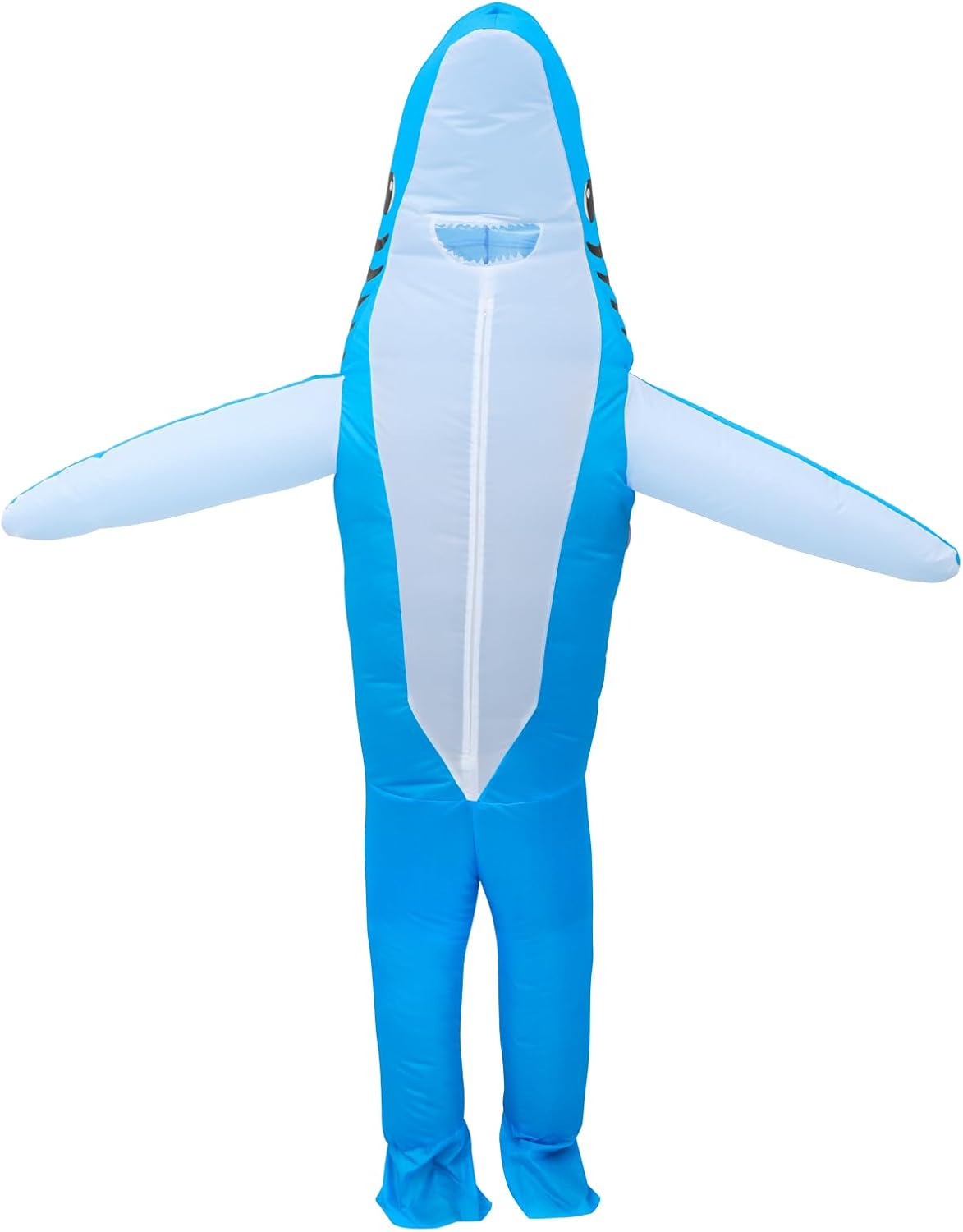 Jranter Inflatable Costumes for Adults - Full Body Standing Shark Costume with Air Pump, Air Blow-up Deluxe Cosplay Party Costume - Image 5