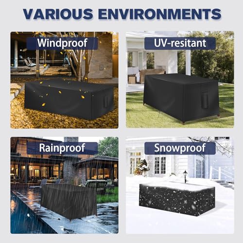 Favoyard FYA41JJT001HS1088228 Patio Furniture Covers Tear-Resistant Outdoor Furniture Covers Waterproof thumb #5