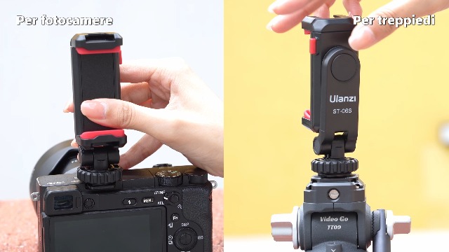 Tripod 21S Treppiede Flessibile Per Smartphone E Fotocamera | Altezza 130 Cm Con Custodia - 3