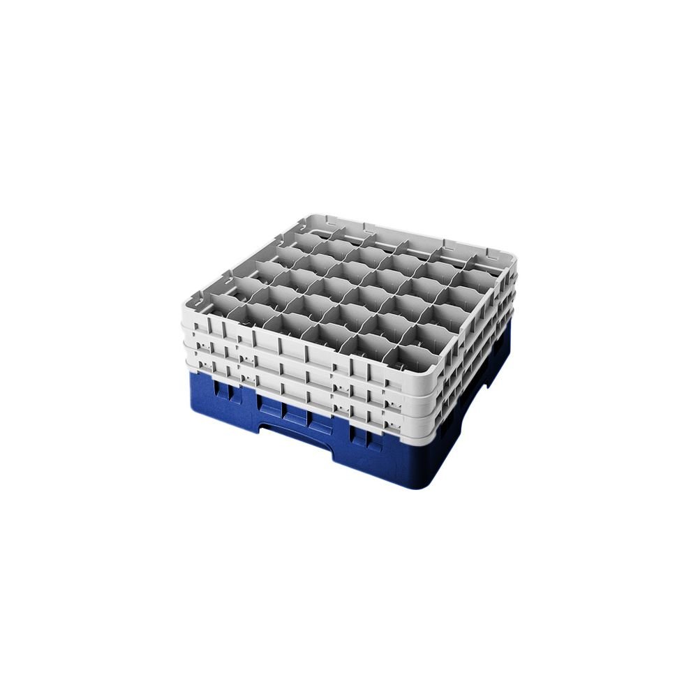 Camrack Glass Rack, W/3 Extenders, Full Size, 36 Compartments, 2-7/8'' Max. Dia., 6-7/8'' Max. (3 Pieces/Unit)