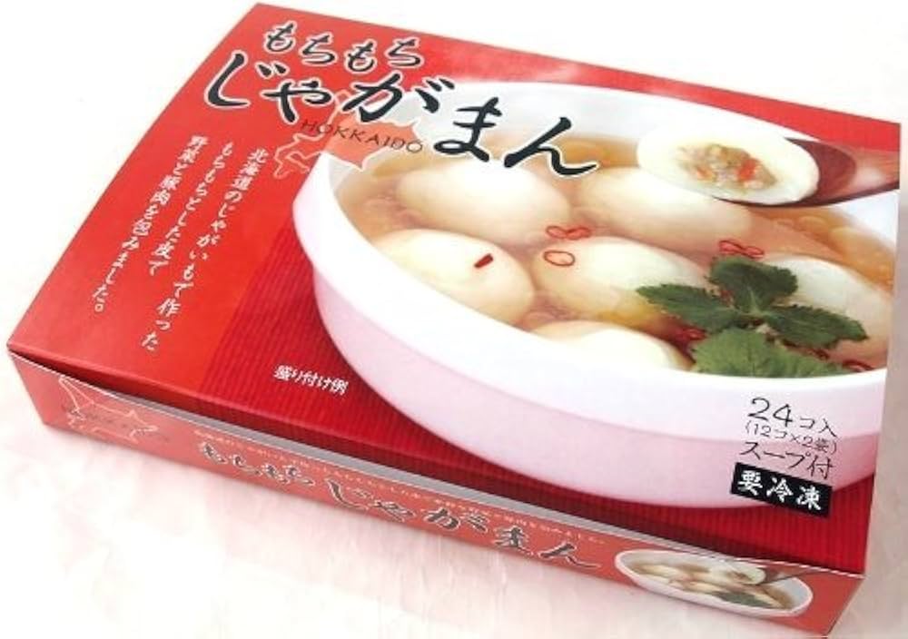 なじゃもんじゃ Amazon | 丸和油脂 冷凍 もちもち じゃがまん スープ付 24個入