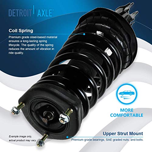 Image of Detroit Axle - Front 6pc Struts Sway Bars for Toyota Camry Avalon Solara Lexus ES300, Sway Bar Links Front and Rear Struts w /Coil Spring Replacement Suspension Kit