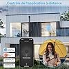 LoraTap 4x Interrupteur Volet Roulant Connecté, Ouverture Réglable, Commutateur Rideau Stores WiFi, Compatible avec Alexa Google Home pour Commande Vocale, Minuterie Intelligent Moteur Mural