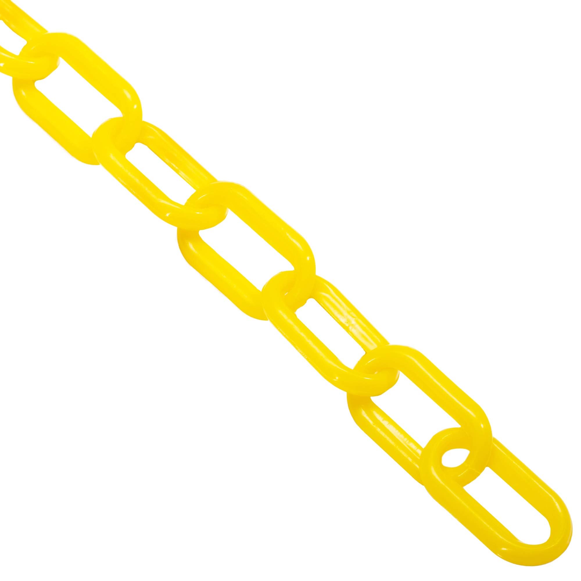 Yellow Chain On Racking High Visibility Chain 100-foot Plastic Safety Chain Barrier - High ...