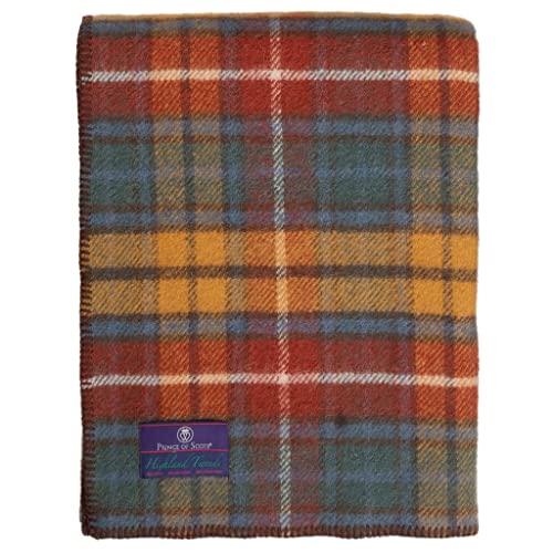Prince Of Scots Highland Tweeds Big Throw (Antique Buchanan) #TOP5