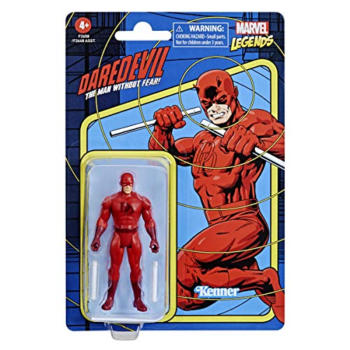 Marvel Hasbro Legends 3.75-Inch Scale Retro 375 Collection Daredevil Action Figure Toy #TOP2