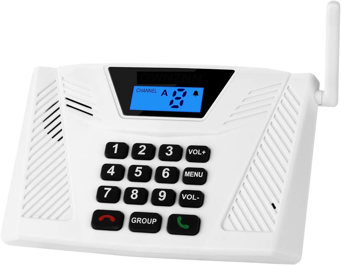 Intercoms Wireless for Home Hands-Free, Wireless Intercom System 5300 Feet Range, Full Duplex intercom System with Automatic Answering(Only 1 Pack, Requires 2 Units for Communication)