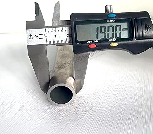 Steel Tube 19mm Cardon Steel Tube 18mm Seamless Steel Tubing 17mm Steel Pipe 16mm Metal Tube Round Tube 15mm Steel Pipes 2inch tub (OD19mmID13mm, L30cm)
