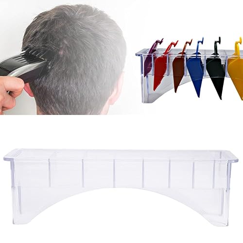 Miniatura 2 de ANGGREK Box Clipper Limit Peine, caja de almacenamiento para cortar el cabello, pinza de posicionamiento, peine organizador (caja de peine límite, 8