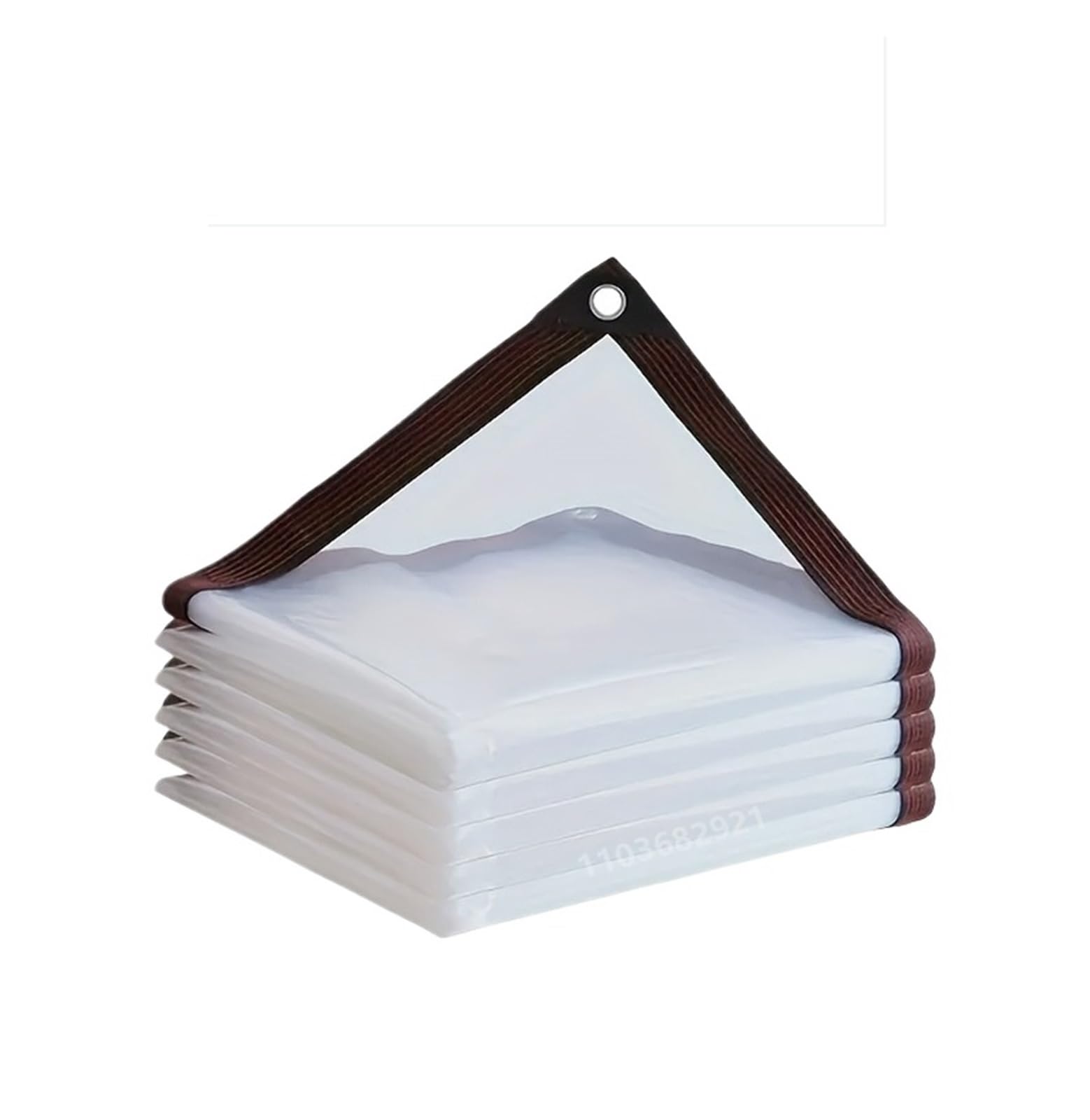 1pc Transparent Rainproof Shading Cloth Tarpaulin Waterproof Cover(2x8m)