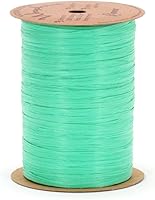 Vista 44 de Berwick Offray - Cinta de rafia mate de 1/4 pulgadas de ancho, marrón chocolate, 100 yardas