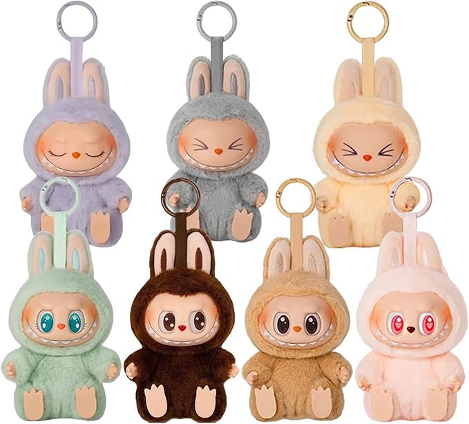 Plush Keychain Modern Home Decoration Keychain Adorable Collectible for Everyday Joy A Pendant for Bags and Keys