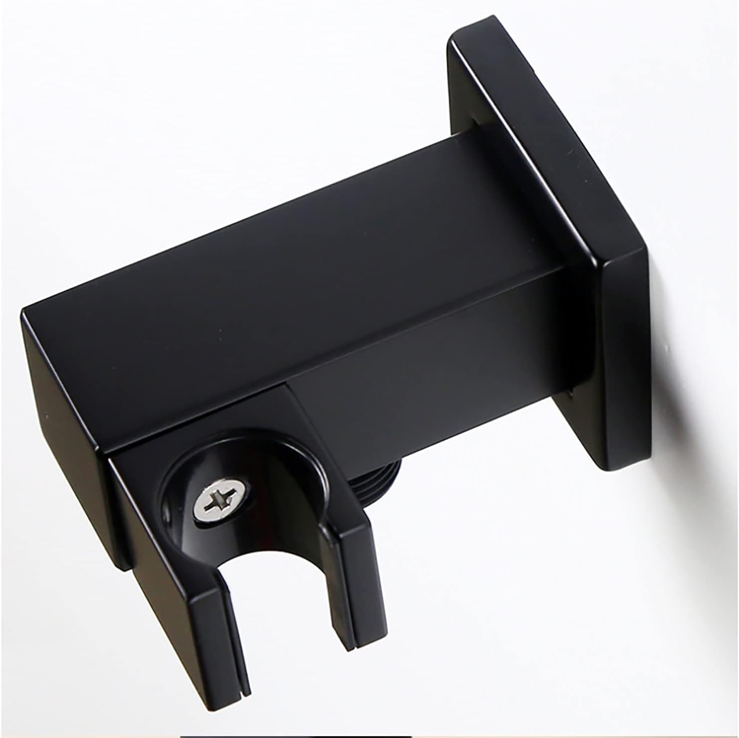Xlandalyuefa Black Adjustable Shower Head Holder On Wall Mount Bracket For Height Handheld Large Angle(Black)