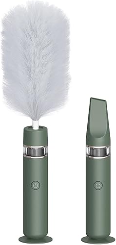 Miniatura 5 de Rotating Duster  Reusable Electrostatic Duster - Mini Microfiber Duster Cleaning Supplies 360 Cleaning Brush Automatic for Ceilings Fans Furniture