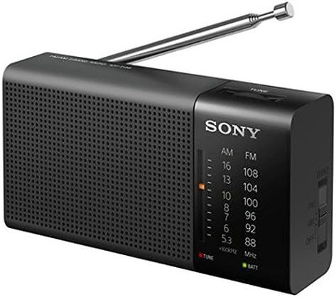 Sony ICF-P36 - Radio analógico portátil FM/AM, negro, 13.15 x 6.9...