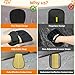 MMGOPET Pet Hair Remover Glove for Cats & Dogs, Patented Adjustable Strap, Reusable Five-Finger Grooming Glove, Non-Slip Fit, Removes Pet Hair from Couch, Carpet, Laundry & Car Seat, 2Pcs