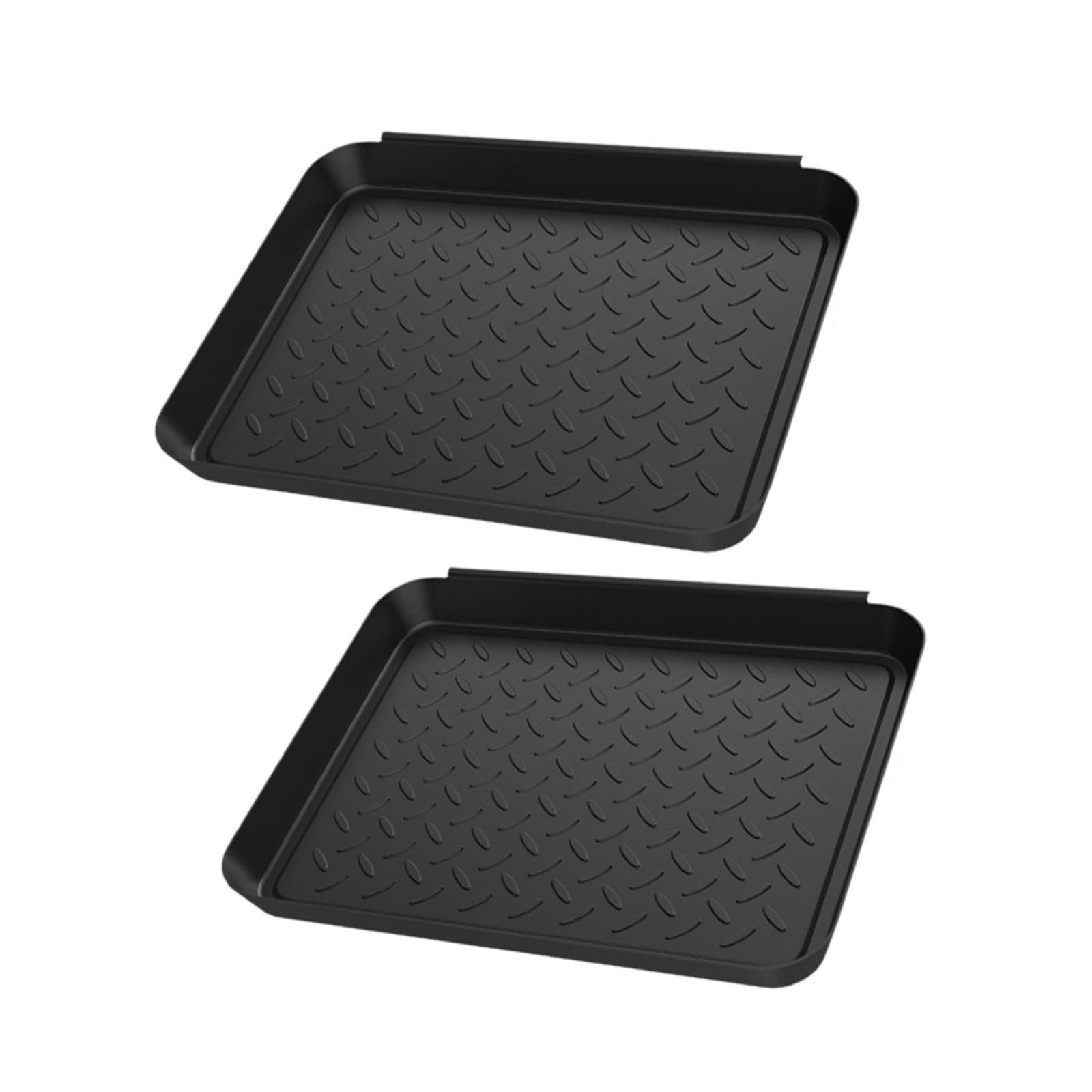 2 bandejas para Botas, protección para el Suelo, Bandeja para macetas, Alfombrillas para Botas de Garaje para Barro.