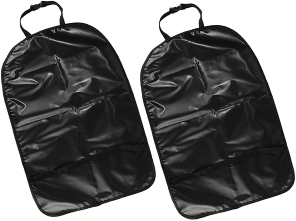2pcs Car Back Seat Protectors Kick Mats for Compatibility Childproof Design for Against Dirt and Stains Easy Installation for All Vehicle Types